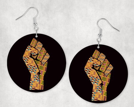 Earrings "Black Power"