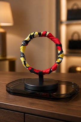 Wax bracelet, ethnic jewel, handmade bracelet Zig Zag shape