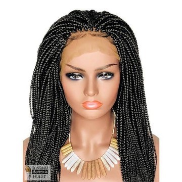 Iyanu box braid wig, frontal wig, African queen, fits all skin type, African shop