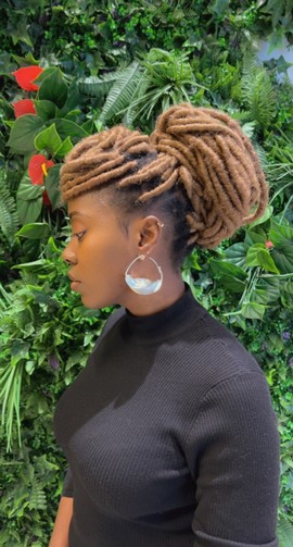 Genuine "Fulani" earrings Silver