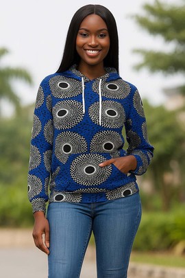 African Print Hoodies For Women | Stylish and Comfortable