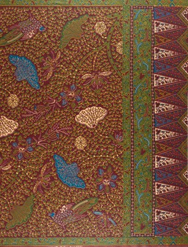 African wax fabric Ankara fabric printed wax pattern Belle vie on a black background