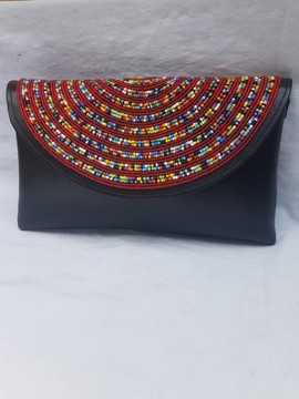 Beaded clutch bag/ beaded purse