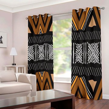 Cultural Unique Bath Mat White and Black Bathroom Rug (LARGER SIZES AVAILABLE)