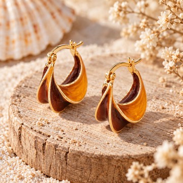 Ethnic earrings – Fulani inspiration (Miniature) Elegant.
