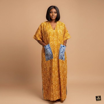 Le caftan maxi ensoleillé