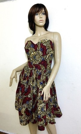 Strapless dress