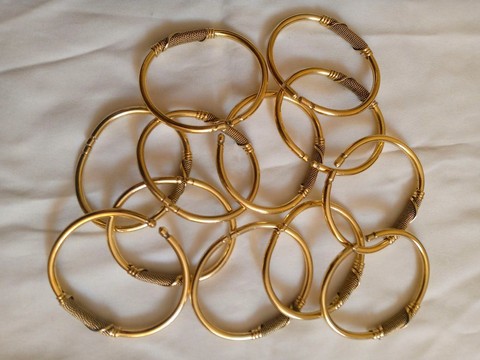 Bracelets africains/ manchettes en laiton/ bracelet africain