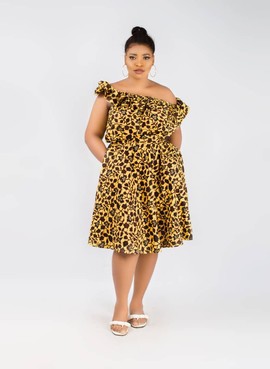 Cropped top with handmade Flair skirt| Ankara Top and Skirt| Ankara Dress| Gifts For Her
