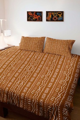 Mudcloth Duvet Cover Tribal Bedding Set (MORE SIZES AVAILABLE)