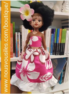 Doll Vinny Colibri Dolls (vitiligo) - Pink Maloya
