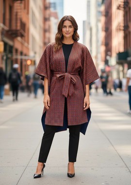 Pretty wax print cape