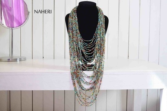 African Maasai Beaded Necklace | African Jewelry | Tribal Necklace