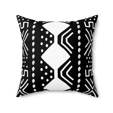 Cultural Unique Bath Mat White and Black Bathroom Rug (LARGER SIZES AVAILABLE)