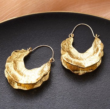Boucles d'oreilles / fulani gold earing