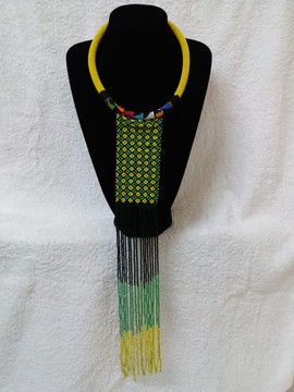Collier déclaration / collier africain / collier de perles / collier maasai / collier de perles zoulou