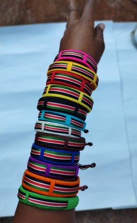 12 pieces wholesale String Kenyan Bracelet/adjustable length adult Bracelet