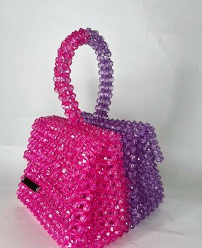 ADARA DOUBLE BEADED BAG