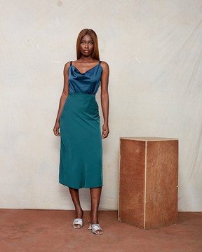 JUPE EN SATIN