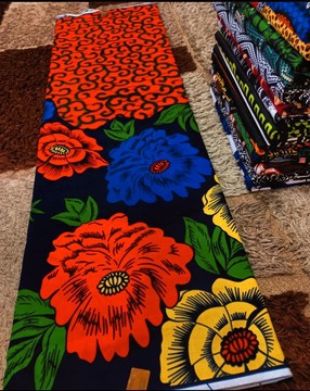 Ankara Wax Fabric 6 yards/African Fashion/ African fabric/ African dress