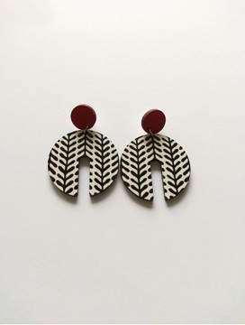 Boucles d'oreilles feuilles