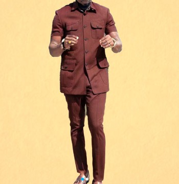 SAFARI SUIT MEN SAFARI SUIT TWO PIECE SUIT