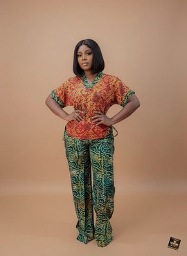 Ensemble deux pièces Boluwatife en batik