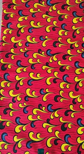 Tissu wax africain Ankara fabric imprimée wax motif: