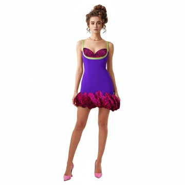 Phoebe Bubble Mini Dress