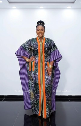 Le Boubou Moderne ​Robe de Soirée Africaine