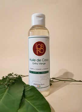 150ml Raw virgin coconut oil, 100% natural unrefined