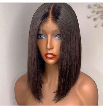 Kim-k bob human hair wig