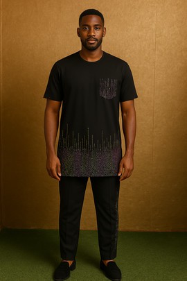 Men's stone kaftan men's stones design