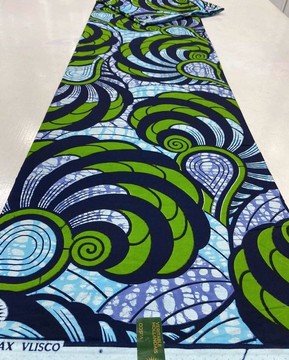 Tissu Vlisco Hollandais en satin de coton premium d’origine / Wax hollandais / Wax Hollandais