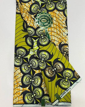 Original Premium Super Wax Vlisco Hollandais fabric/ Dutch Wax/ Hollandais Wax