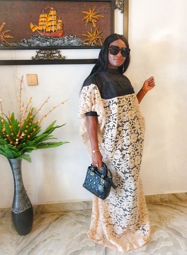 Elegant African Woman Exotic Lace Long Dress| Weddings/Occasions| Plus Size/Black Friday sales