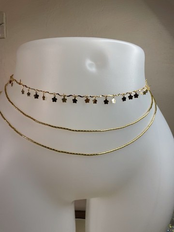 3 ensembles de perles de taille en cristal de luxe