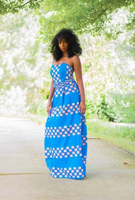 Ankara Maxi Dress
