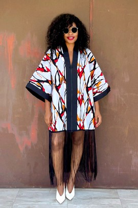 KIMONO À POMPONS MARIYA (AUTOMNE)