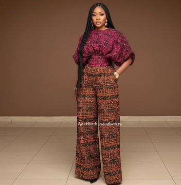 Ankara two-piece set