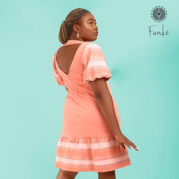 Robe AYO, couleur saumon