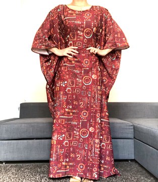 Robe motif maxi