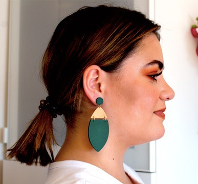 Earrings "Pearl Island"