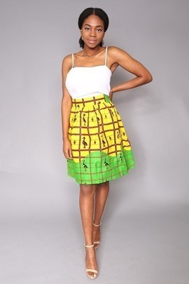 Foluke adensecret african print ankara skirt