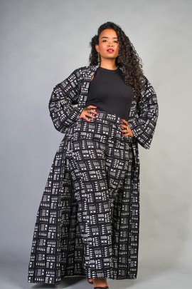 “Dounia” kimono and trousers set