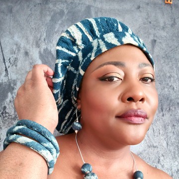 NDOP traditional fabric bracelet and 925 silver