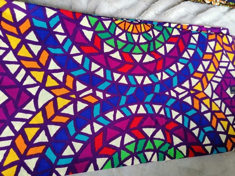 Wax fabrics 100% cotton 1 yard "mandala"