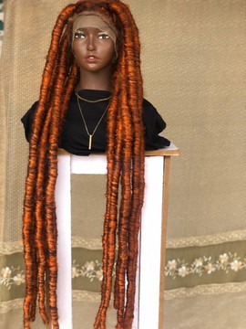 Instant locs wig,Jumbo locs Wig, Wicks Locs ,Rasta Locs Distressed Loc Extensions