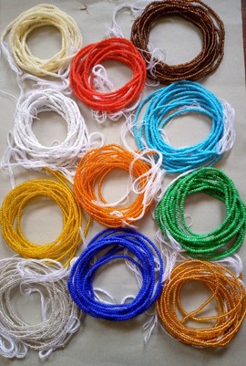 11  wholesale waist beads/bine bine / Women belly/tie on waist beads chains