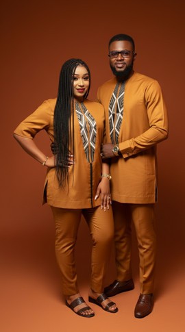 Stylish African Couples Outfits: Modern Elegance and Comfort